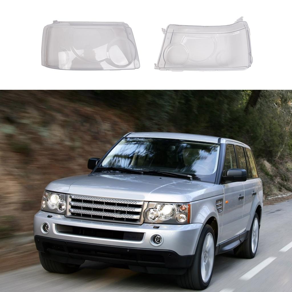 Headlight Lens Right Side Headlamp Cover Auto Replacement Lampshade Repairing Parts Fit for Range Rover Sport 2006-2009