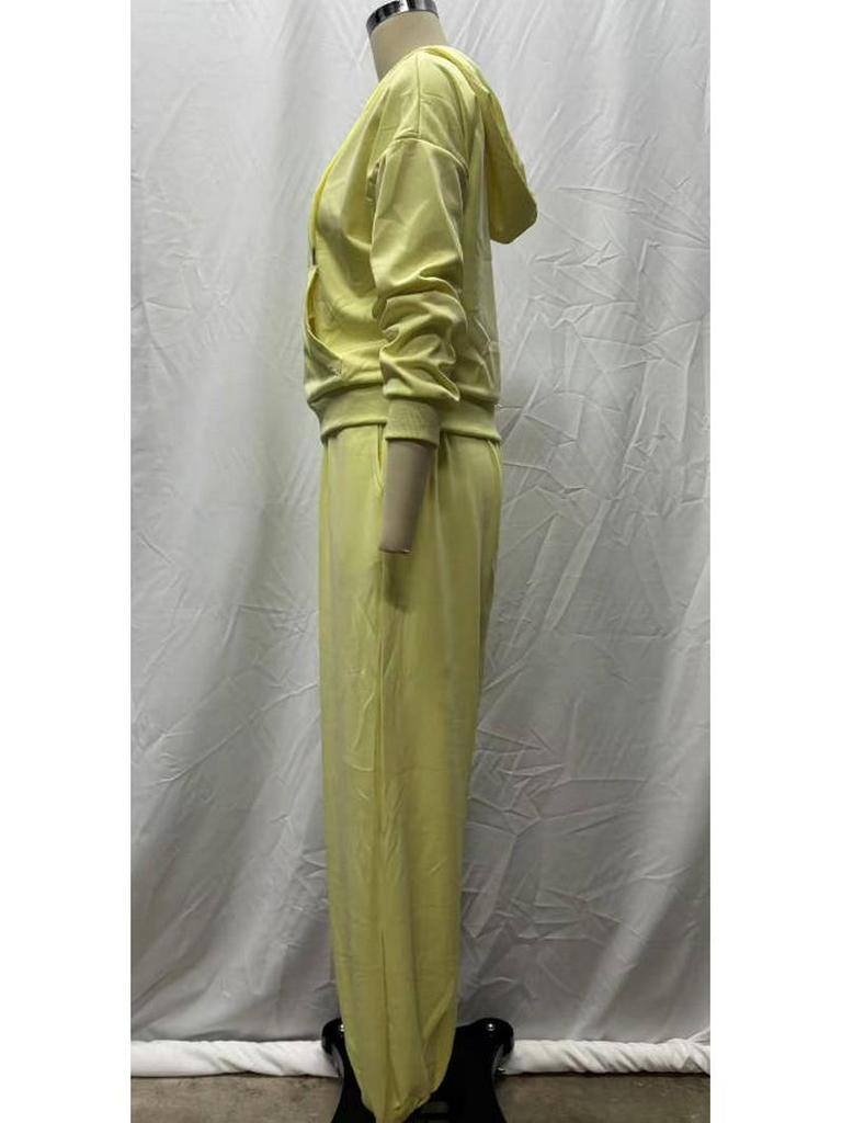 Spring 2025 European & American Women's Wide-Leg Zipper Pants Set - Trendy & Chic
