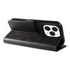 For iPhone 16 Pro Max Case Calf Texture Magnetic Clasp Wallet PU Leather Phone Cover