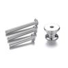 Drawer Handle Silicone Mold Diamond Dresser Crystal Pull Knobs Epoxy Resin Mold for Dresser Drawer Kitchen Bathroom Cabinet