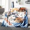 Cute Kitten Print Home Customized Your Name Blanket Soft Cozy And Lightweight Perfect For Picnics Sofa Relaxing Bedding And Also A Thoughtful Gift For