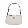 Aphrodite Gold Trim Double G Logo Zipper Closure Leather Underarm Bag Mahjong Handbag Shoulder Bag Mini Women Handbags White 739076-AAA9F-9022