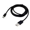 Καλώδιο USB C USB 2.0 PVC Γρήγορης Φόρτισης Μεταφοράς Δεδομένων Τύπου C για Κινητά Τηλέφωνα Tablets 2m Μαύρο