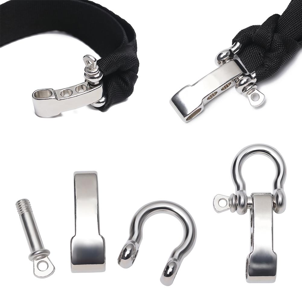 Shackle Buckle Survival Rope Paracords Paracord Bracelets accessories O-Shaped Bracelet Buckles