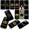for Motorola Moto G54 G05 G24 G55 G75 G85 G15 G57 G86 Power Edge 50 30 Ultra Fusion neo Pro Case Heart Crown King Queen Princess