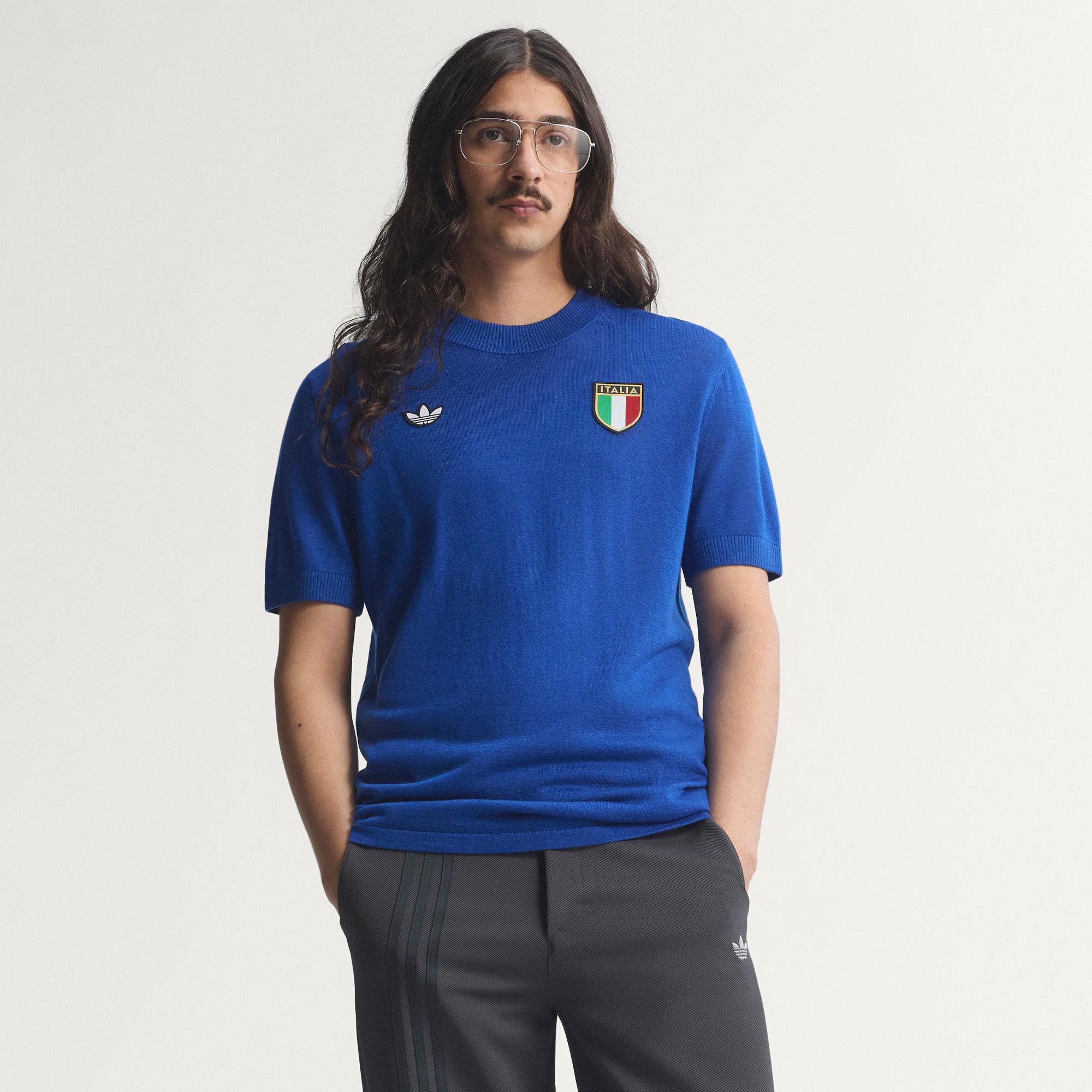 Adidas Italy 70s Jersey Royal Blue XL