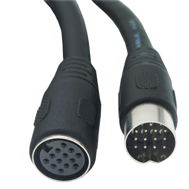DIN 13 PIN Male To Male/Female Electrical Signal Control Cable S-Video Power Signal Extension Cable for Stage Atomizer