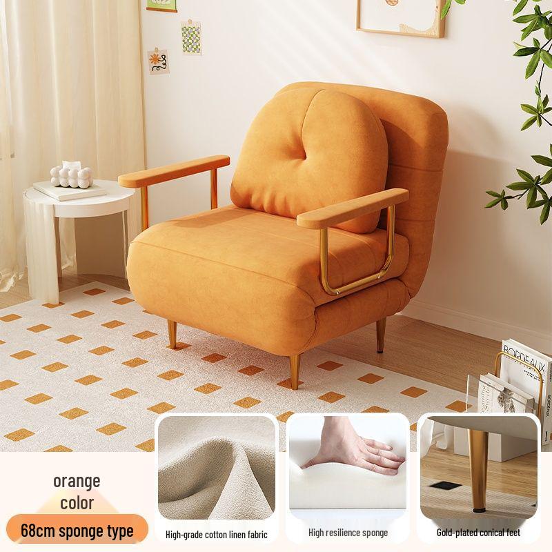 Cream Multi-Functional Folding Sofa Bed for Small Spaces