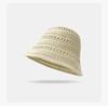 Fisherman's hat Children's summer Japanese sunscreen hat Spring knitted straw hat Breathable sun hat Bucket basin hat Sun hat