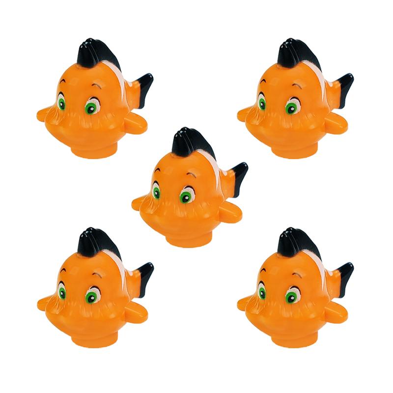 Bouwstenen zeeleven rog dolfijn delphis anemoonvis zeeschildpad schildpad pinguïn haai octopus assemblage speelgoed