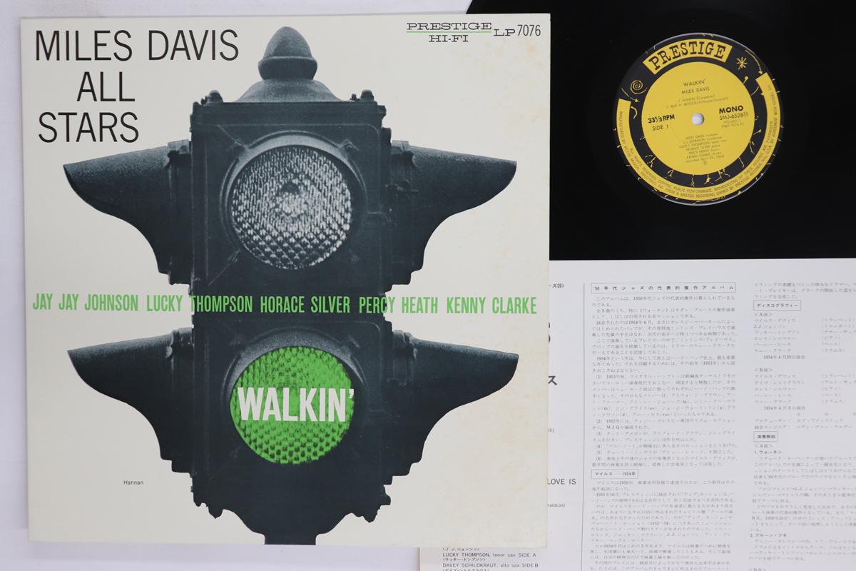 

LP Record MILES DAVIS Walkin SMJ6528 PRESTIGE 1976 Japan Jazz Used