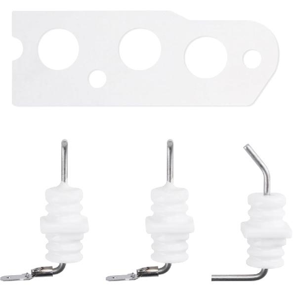 Flame Rod Electrode Kit 104000192-K for Rinnai Water Heater Replacement - Fit for Rinnai R75 and R94 Tankless Water Heaters