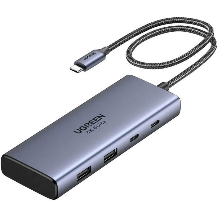 Hub USB-C 7 en 1 - UGREEN - Gris