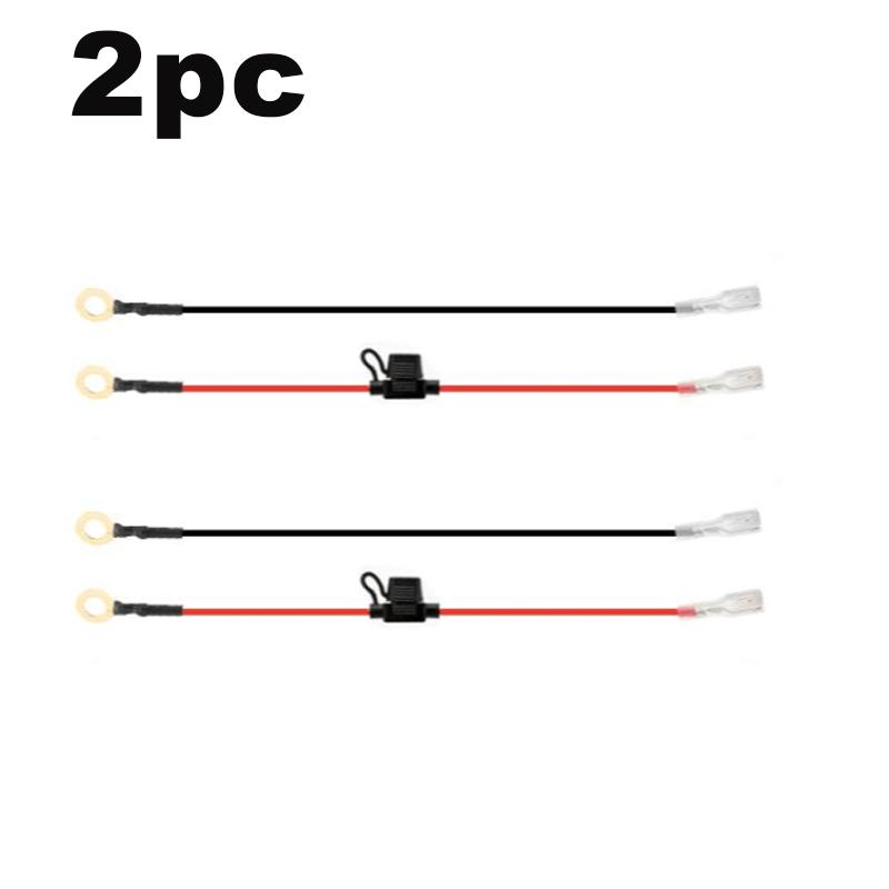 2/4/6/8pcs Car Fuse Holder Waterproof Mini Blade Adapter Splash-proof Box for Cutoff Switch Socket 18 AWG Wires for Automotive