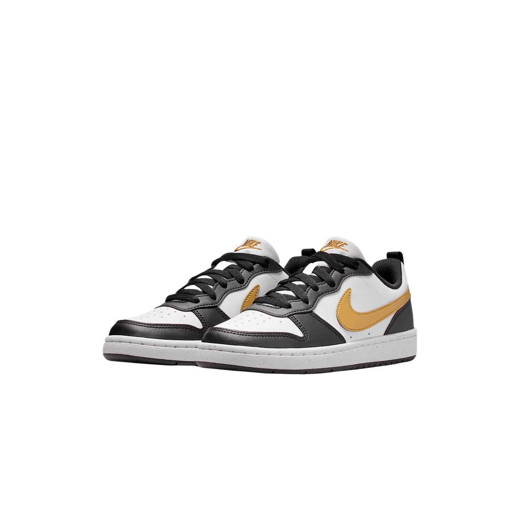 Nike Court Borough Low top Kinder Skateboard Schuhe Schwarz Weiß Unisex DV5456-008