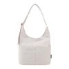 Large Capacity Tote Bag Women's Canvas Bag Solid Color Shoulder Crossbody Bag