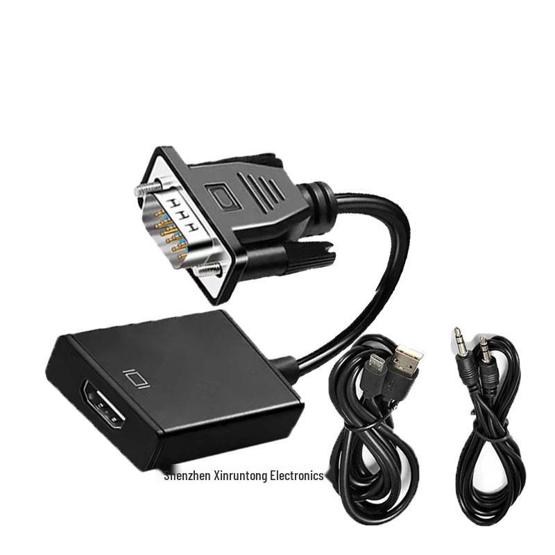 

VGA to HDMI Adapter Cable with Audio and Power for HD Video Connection