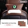 AAFO1 Car Armrest Box Seat Back Hanging Tissue Bag Cover Tissue Storage Accessories For Skoda Kamiq Karoq Octavia 2 3 Rapid Scala Kami