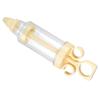Pastry Decorating Nozzle Set   Piping Syringe with 8Pcs Nozzles for Cake Decorating(CreamColored Nozzle )
