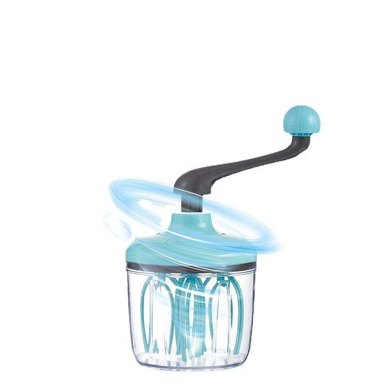 Home Kitchen Rotary Egg Beater Cake Shop Cream Blender Whipper