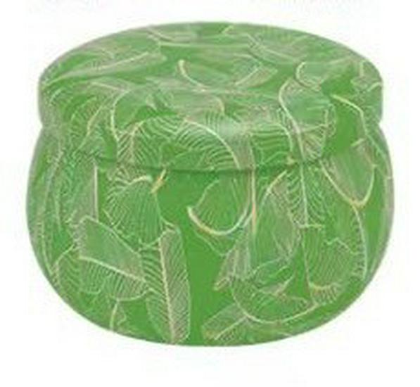 4.4oz Aroma Candle In Drum-shaped Tinplate Gift Jar