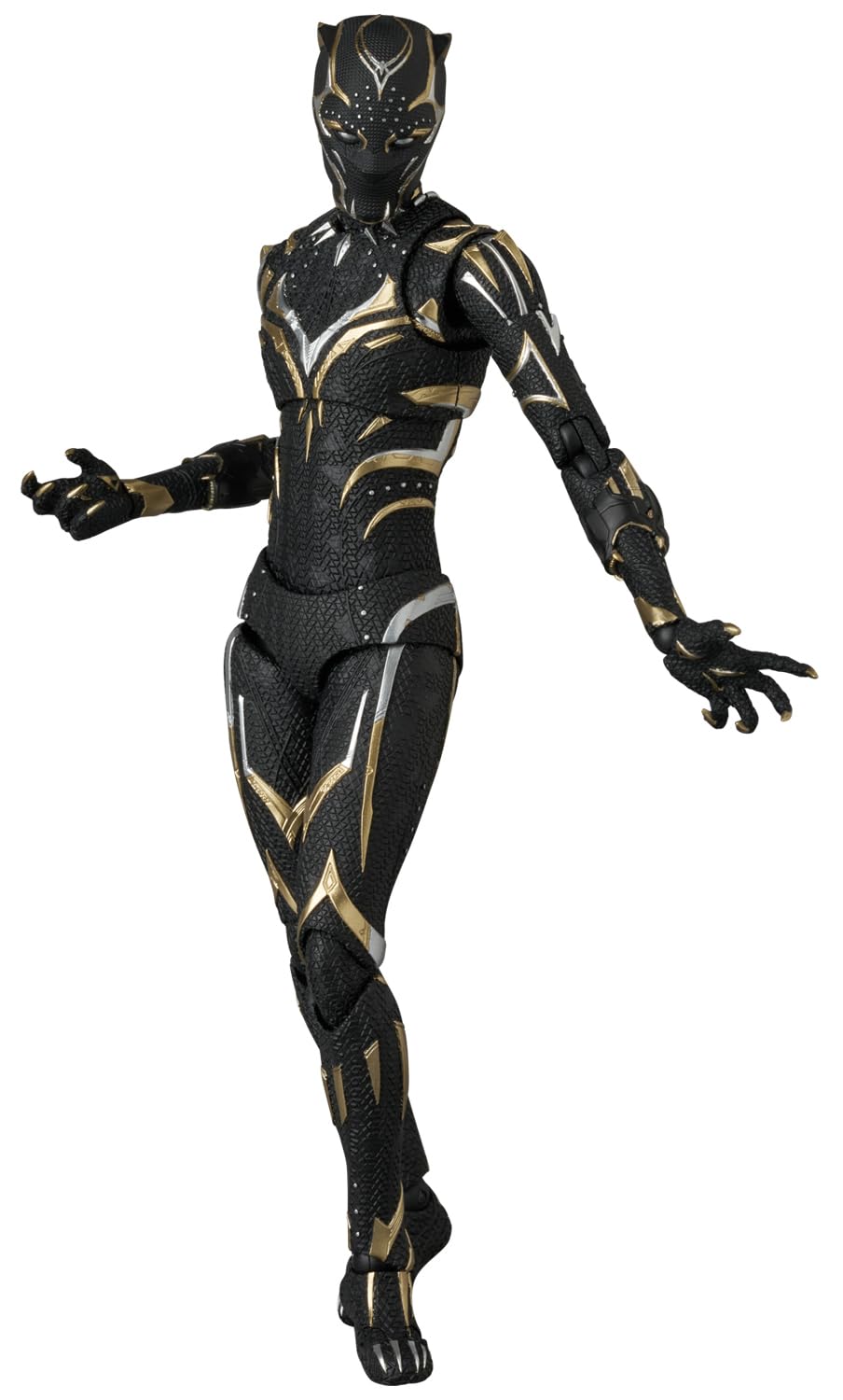 Medicom Toy MAFEX No.275 Black Panther (WAKANDA FOREVER) - Approximately 145mm tall, non-scale, pre-painted action figure.