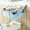 Organizer Storage Bucket Kitchen Container Toothbrush Storage Bathroom Organizer Hanging Basket