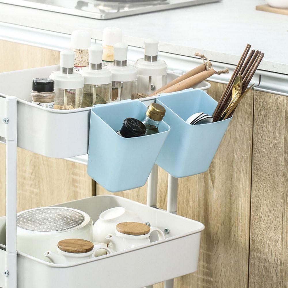 Organizer Storage Bucket Kitchen Container Toothbrush Storage Bathroom Organizer Hanging Basket