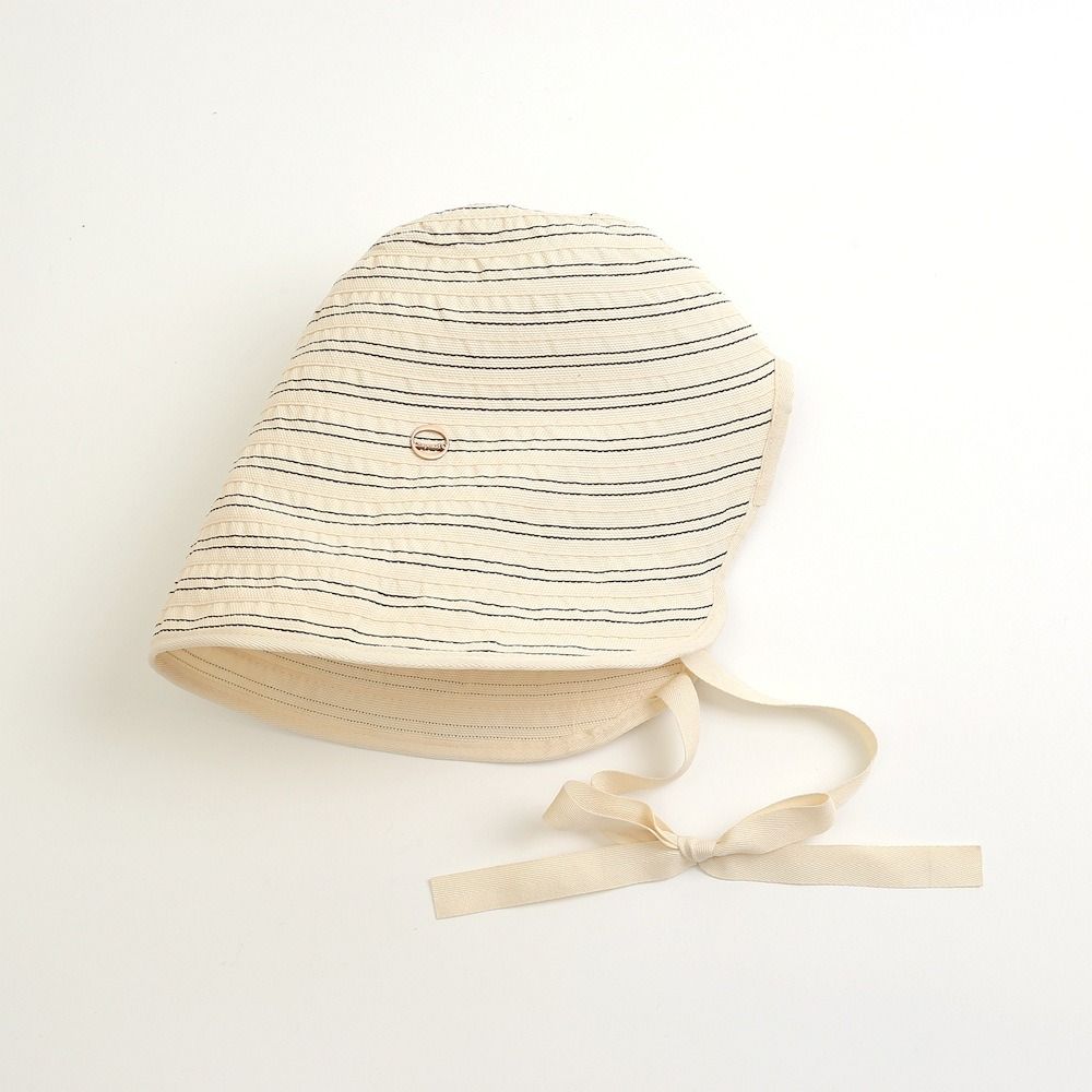 Ribbon Women Striped Fisherman Hat Wide Brim Bucket Hat Casual Sunscreen Visor Cap  Outdoor