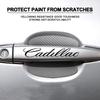 Car Door Sticker Carbon Fiber Scratches Auto Handle Protection Film For Cadillac CT5 CT6 CTS Seville ATS CT4 XTS Celestiq Ciel Escala SRX XT4 XT5 XT6
