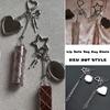Interchangeable Lip Balm Bag Key Chain Charm Bag Accessories Lip Balm Keychain