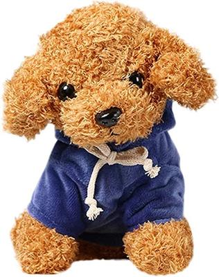 Heaven's Seven Toy Poodle Plush Toy Dog Pet Puppy 22 (Blue)