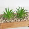 Mini Artificial Succulents Plants Realistic Fake Plants  Outdoor Indoor Decoration
