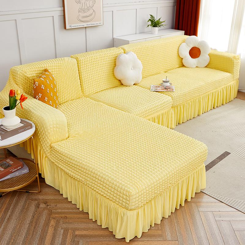 Эластичный чехол для дивана, чехол для гостиной Concubine, комбинированный чехол для дивана, все включено, нескользящий, четыре сезона, универсальный 190-230cm