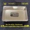 Square Stainless Steel Tiramisu Cake Mold and Deep Plate Set