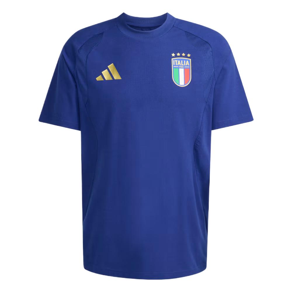 Adidas Italy Tiro Travel Tee Soft Versatile Football Shirt Men Tops JY7056