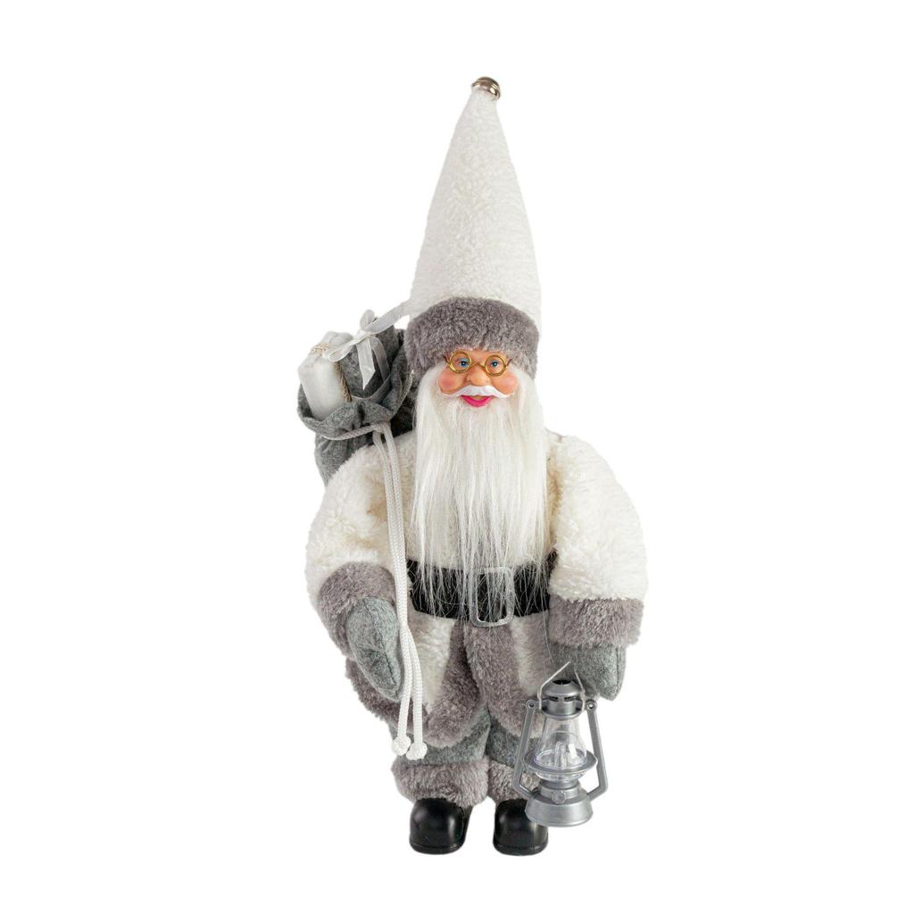 12-Zoll-Fensterdekoration mit Weihnachtsmannpuppe