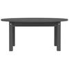  Coffee Table, Grey, 80x40x35 Cm, Solid Pine Wood