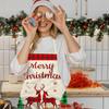 Nieuwjaar 2026 Linnen Kerstkabouters Schort Kerstdecoraties Voor Thuis Kerst Keukenaccessoires Natal Navidad 2026 Noel Decor