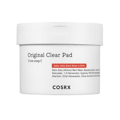 One Step Original Clear Pad 140ml (70 almofadas) – Almofadas Esfoliantes com BHA, Almofadas de Limpeza de Poros e Suavização da Textura da Pele | Cuidados de Poros K-Beauty