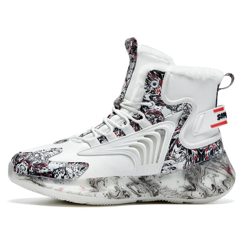 Men Boots 2024 New Winter Slippers Warm Men Shoes Waterproof Non-Slip Plush Sneakers Male Tenis Shoes Boots Men Sneakers Winter