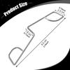 25Pcs Fence Panel Clip Stainless Steel for Gardens Rust Resistance Sturdy Stop Rattling Garden Tool