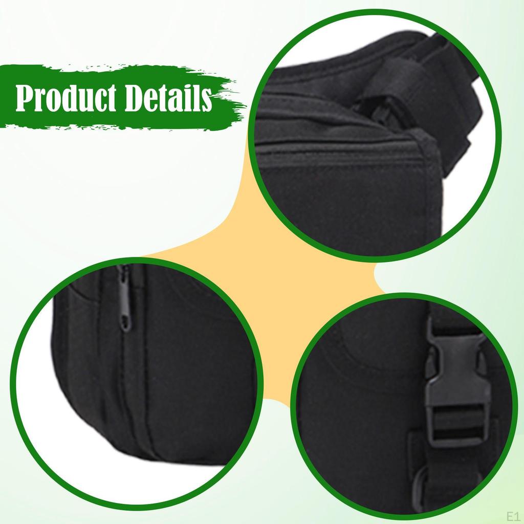 Bag Leg Pouch Oxford Cloth Crossbody Backpack Waist Pack Thigh for Cycling Riding Fishing Travel