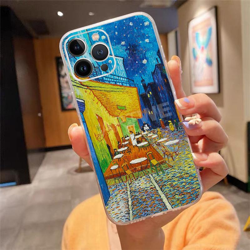 Phone Case For Iphone 17 Pro Max Air 16 15 14 13 Pro Max 15 16 Pro 15Plus Van Gogh Painting Art