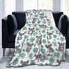 Cute Koala Animal Pattern Blanket Soft Flannel Comfortable Lightweight Suitable for Children Sofa Bedroom Living Room