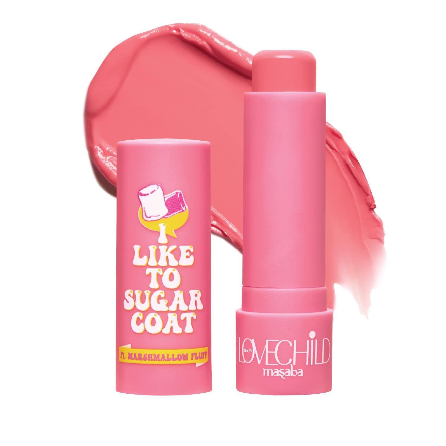 

Lovechild Masaba Hydrating Lip Balm, SPF 22 UV Protection, Pink Tinted Vegan Lip Care with Shea Butter, Vitamin E & Almond Oil, Repairs Dry, Chap