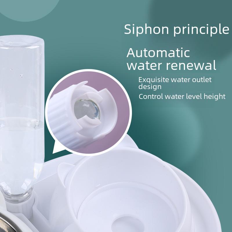 """Hrănitor automat cu apă pentru animale de companie din oțel inoxidabil și bol pentru câini și pisici"""