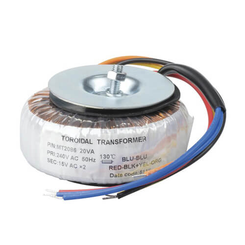 

Тороидальный низкопрофильный трансформатор (20V) (15 В плюс 15 В)