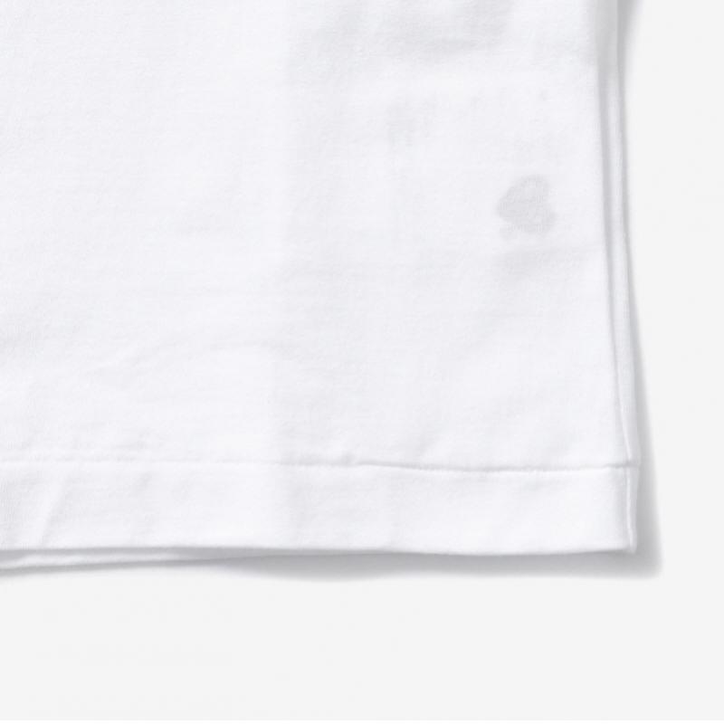 Comme Des Garçons Play Rotes Herz Aufnäher Langarmshirt Axt T118 051