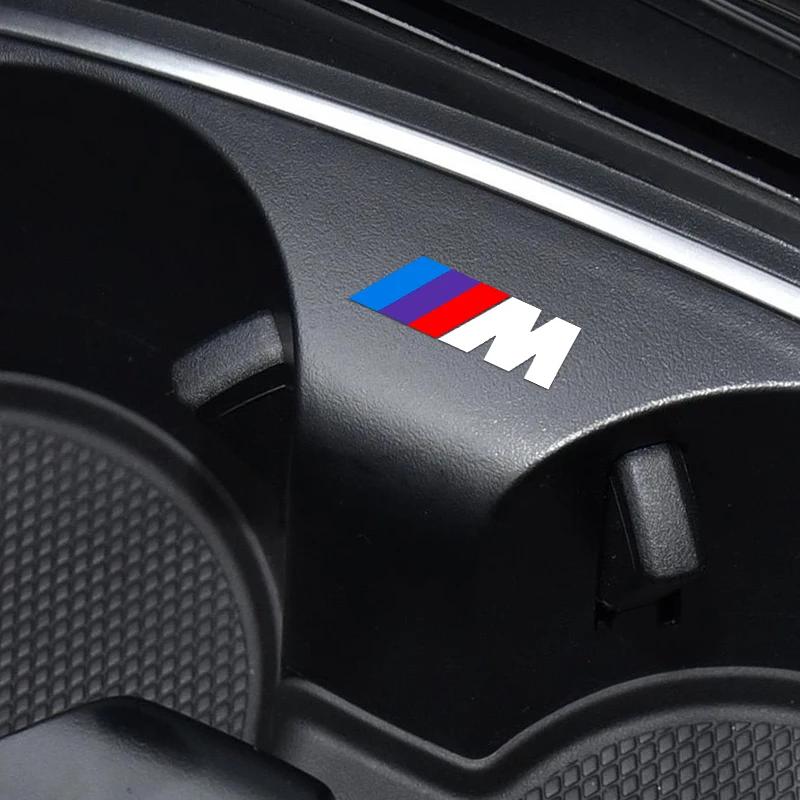 1/2/5/10 szt. Naklejki Dekoracyjne Wnętrza Samochodu Odznaki Stylizacja Auta Do BMW M X1 X3 X5 X6 X7 E30 E90 M3 E84 E83 F25 E83 F25 E91 E60